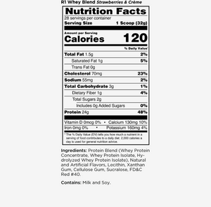 R1 Whey Blend Protein by Rule 1