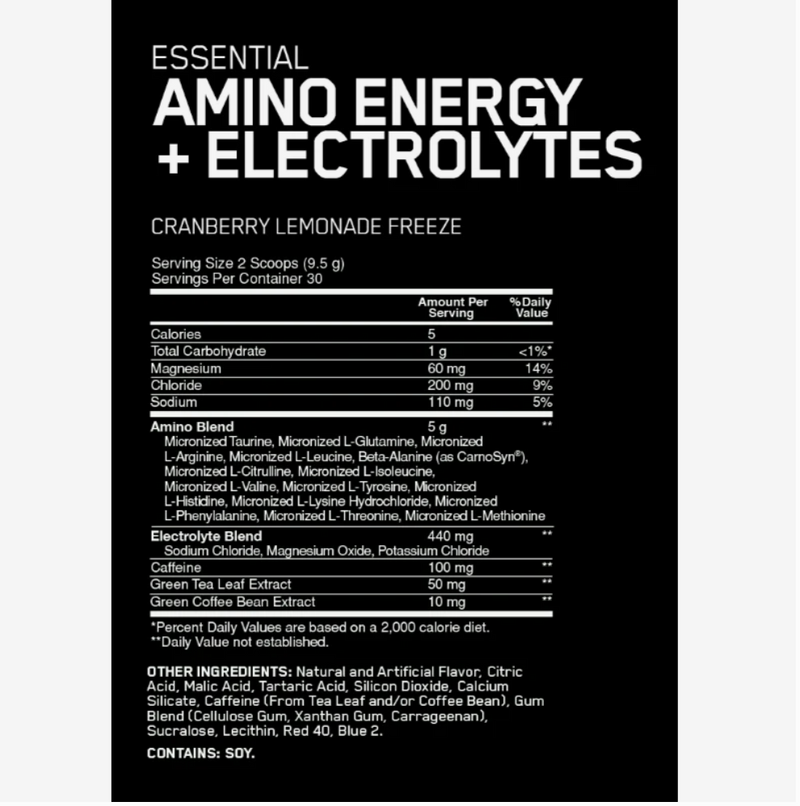 Amino Energy + Electrolytes by Optimum Nutrition